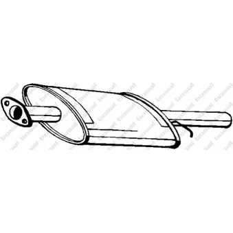 Silencieux central BOSAL 210-815