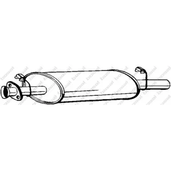 Silencieux central BOSAL 210-819