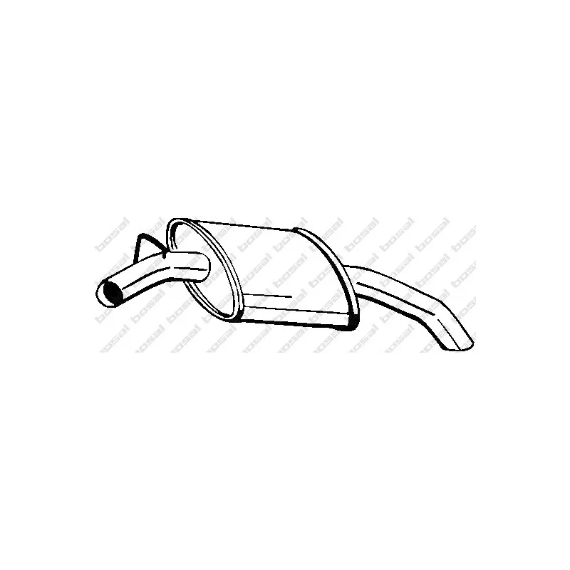 Silencieux arrière BOSAL 210-821