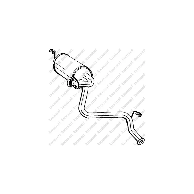 Silencieux arrière BOSAL 210-837