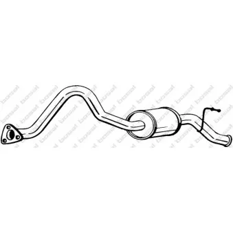 Silencieux arrière BOSAL 211-071