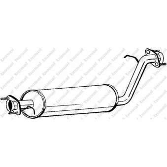 Silencieux central BOSAL 211-383