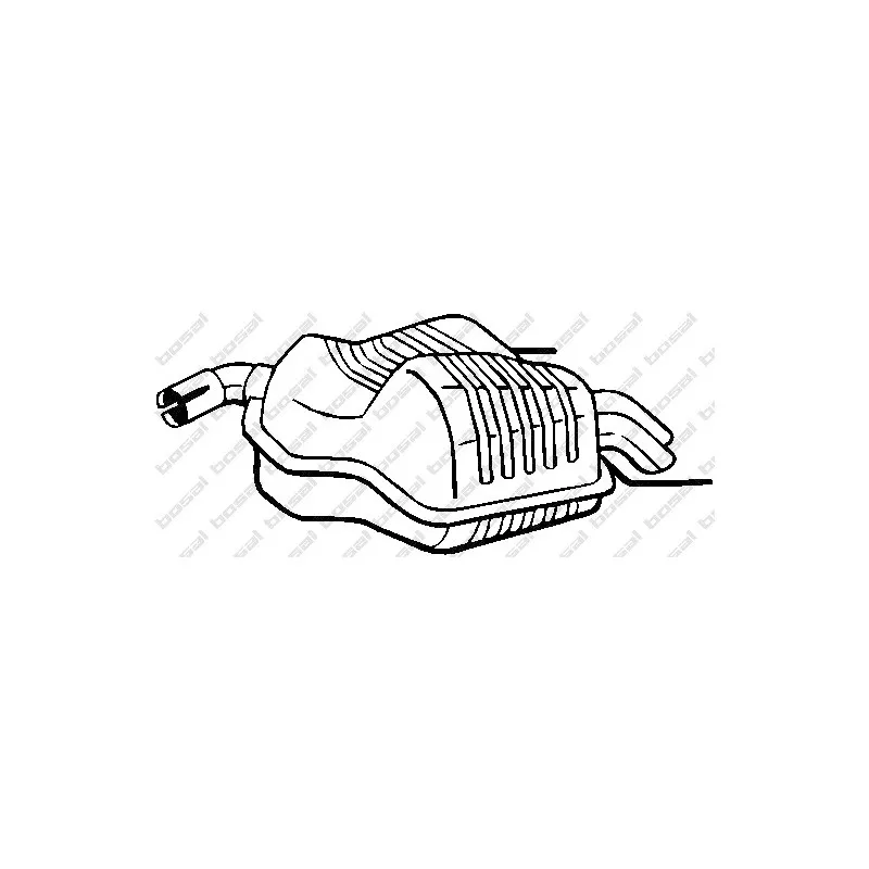 Silencieux arrière BOSAL 215-003