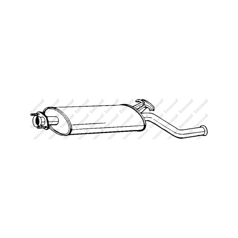 Silencieux arrière BOSAL 215-211