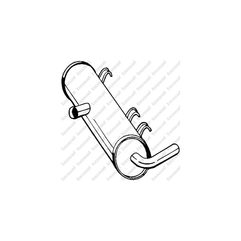 Silencieux central BOSAL 215-709