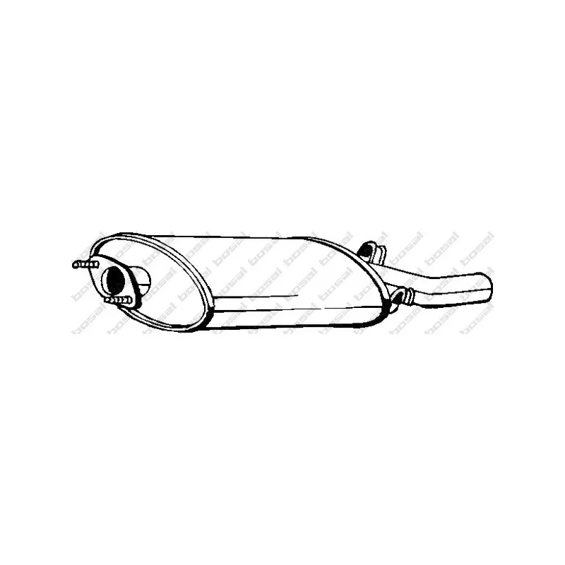 Silencieux arrière BOSAL 215-767