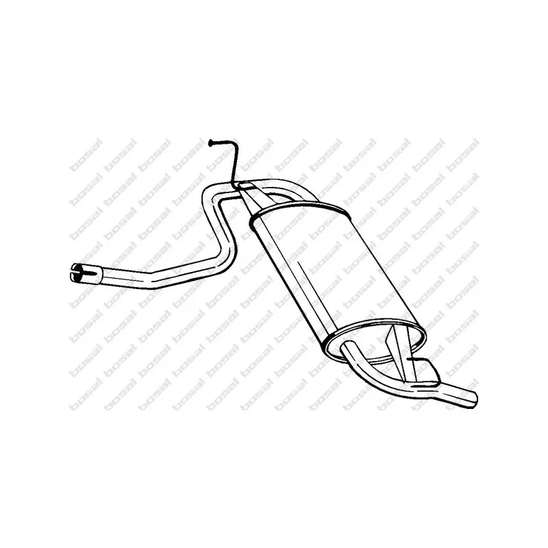 Silencieux arrière BOSAL 219-133