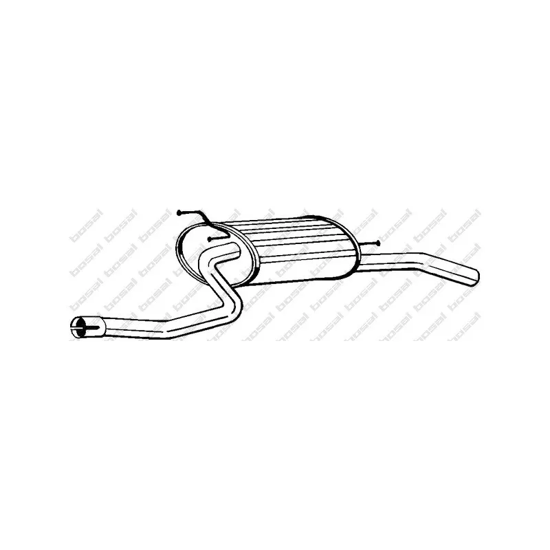 Silencieux arrière BOSAL 219-137