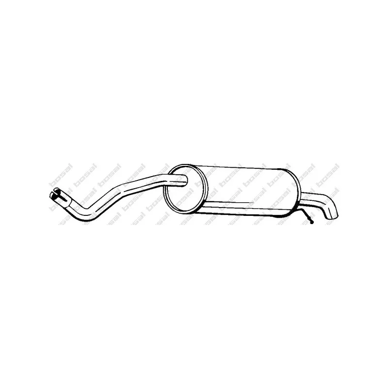 Silencieux arrière BOSAL 220-011