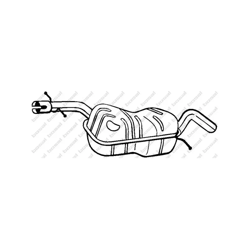 Silencieux central BOSAL 220-013
