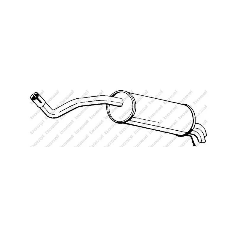 Silencieux arrière BOSAL 227-021