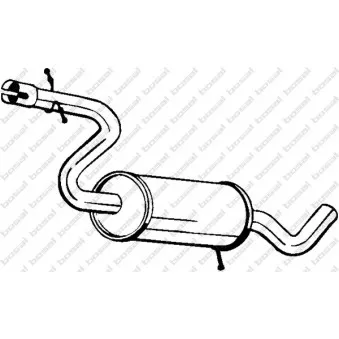 Silencieux central BOSAL 227-045