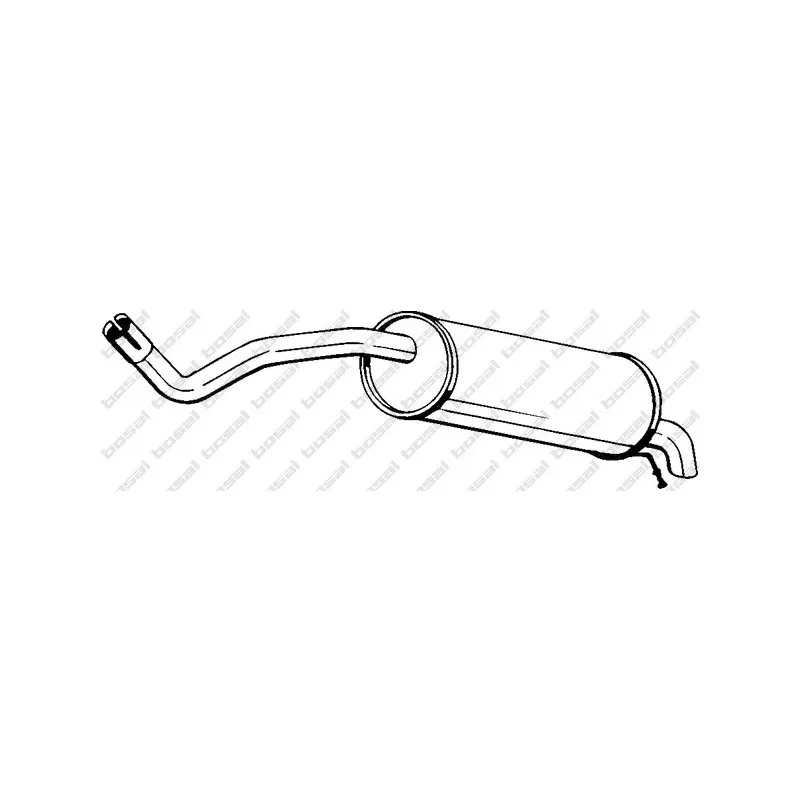 Silencieux arrière BOSAL 227-051