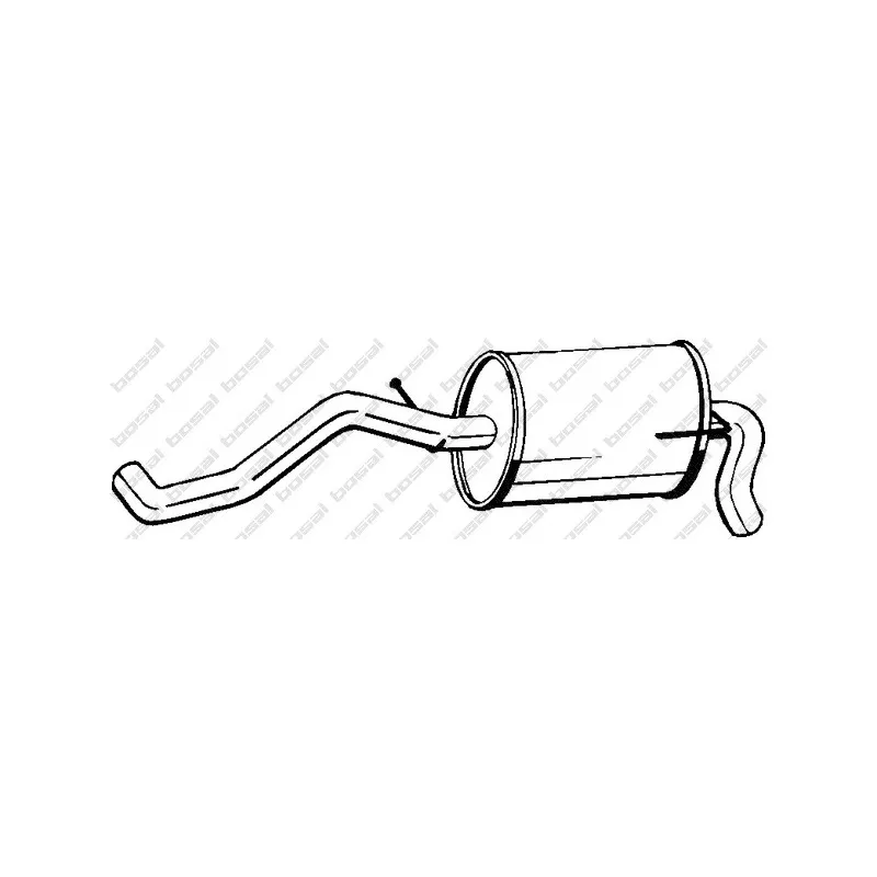 Silencieux arrière BOSAL 227-111