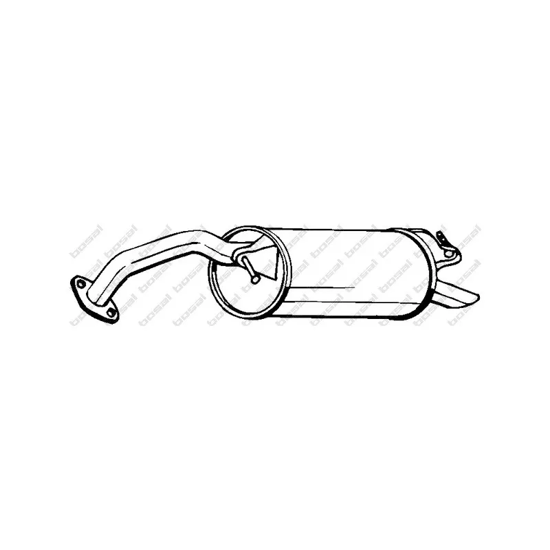 Silencieux arrière BOSAL 228-041