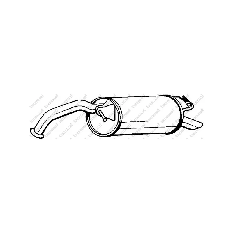 Silencieux arrière BOSAL 228-043
