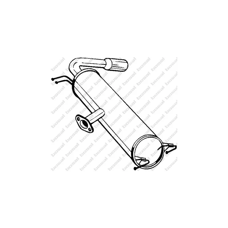 Silencieux arrière BOSAL 228-047