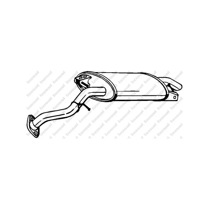 Silencieux arrière BOSAL 228-079