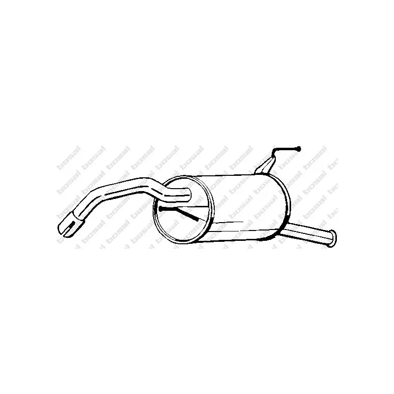 Silencieux arrière BOSAL 228-145