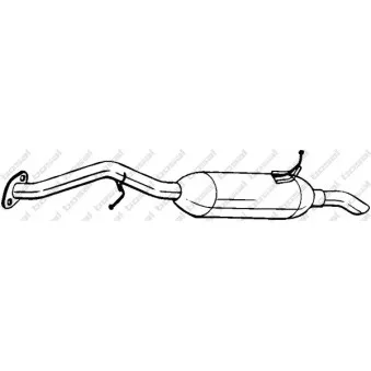 Silencieux arrière BOSAL 228-201