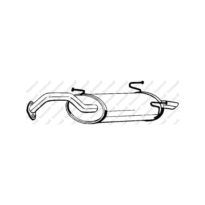 Silencieux arrière BOSAL 228-611