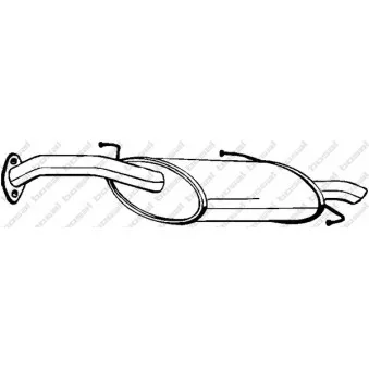 Silencieux arrière BOSAL 228-875