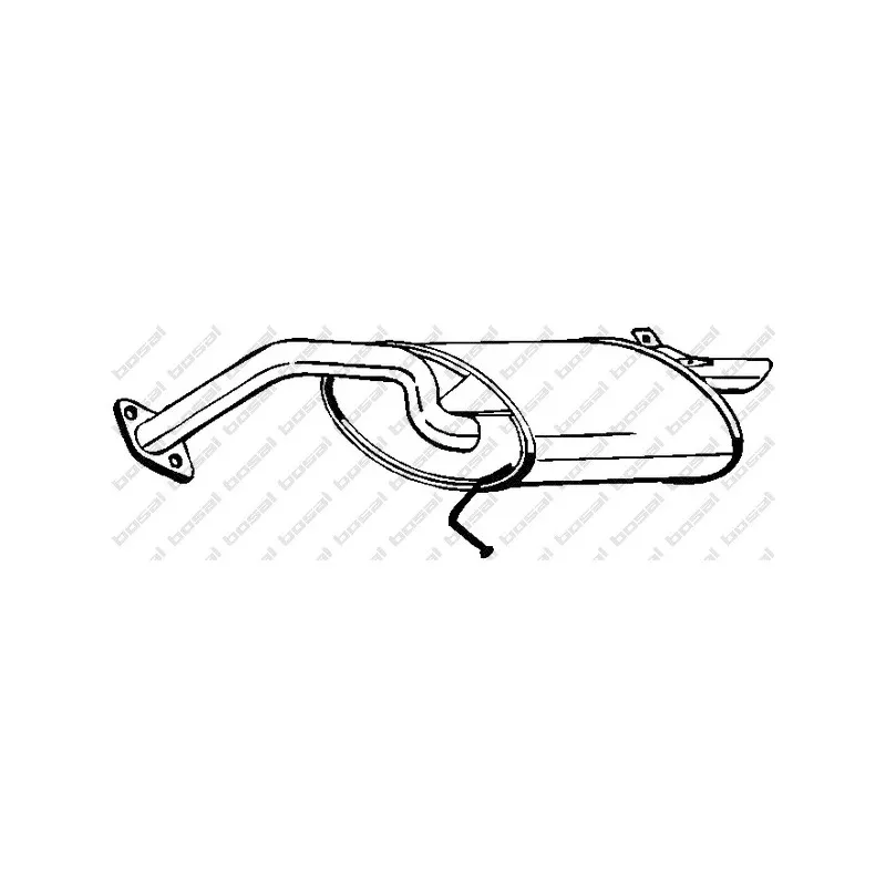 Silencieux arrière BOSAL 228-889