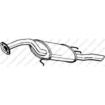 Silencieux arrière BOSAL 228-897