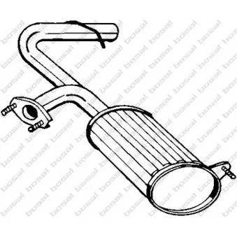 Silencieux arrière BOSAL 229-501