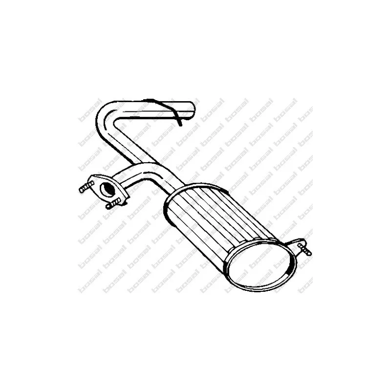 Silencieux arrière BOSAL 229-501