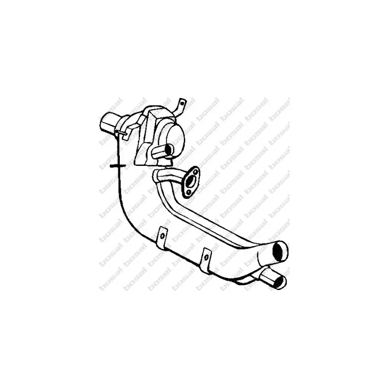 Silencieux central BOSAL 233-002