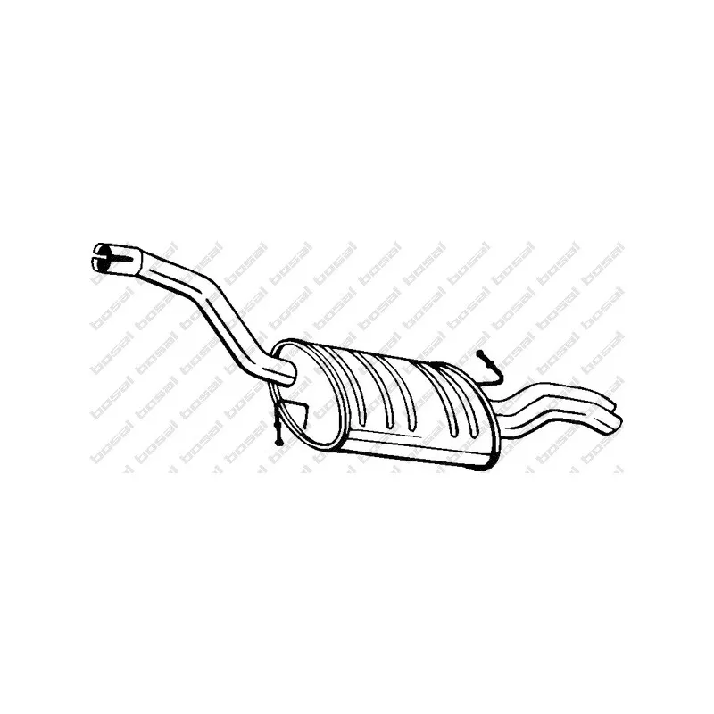 Silencieux arrière BOSAL 233-145