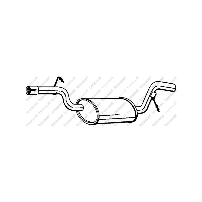Silencieux central BOSAL 233-157