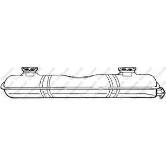 Silencieux avant BOSAL 233-203