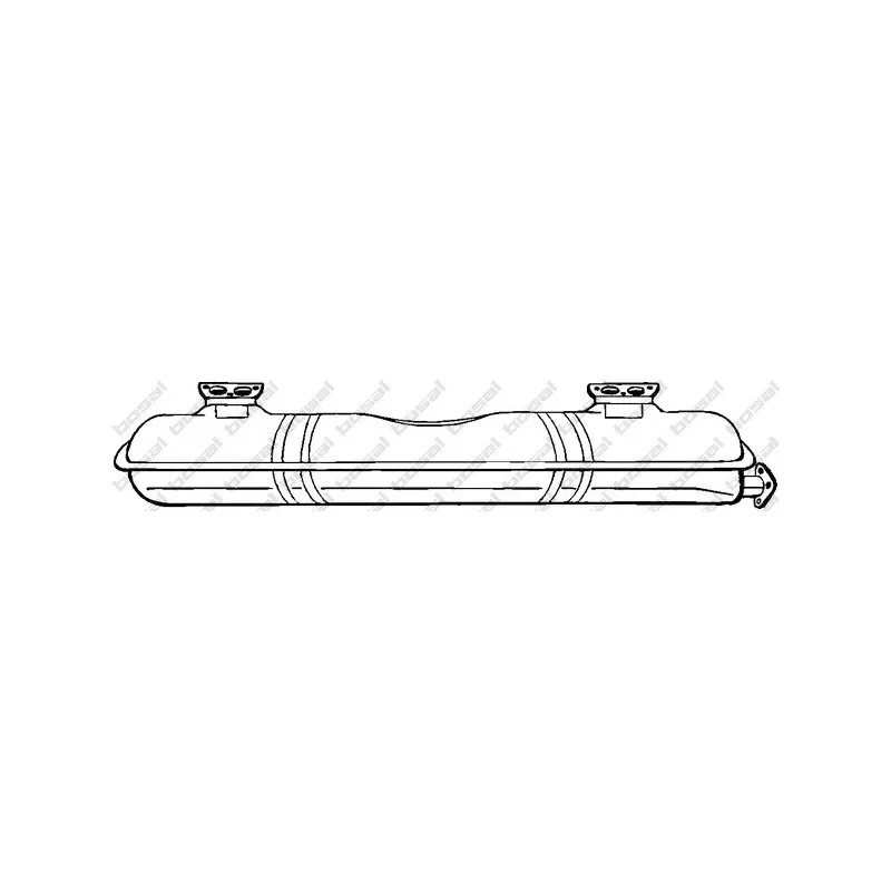 Silencieux avant BOSAL 233-203