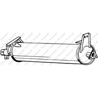 Silencieux central BOSAL 233-261