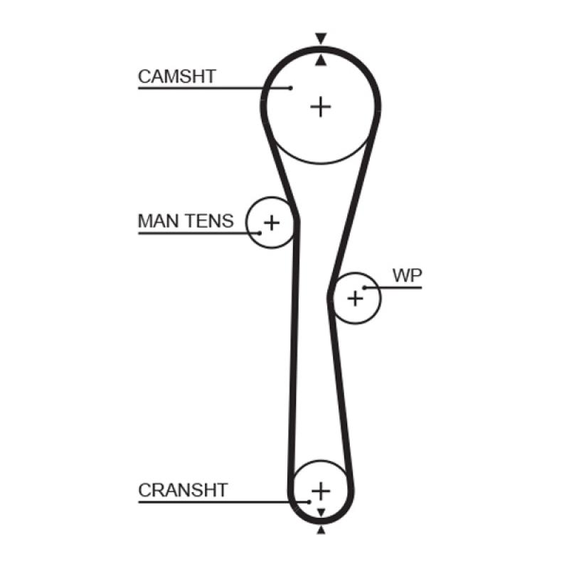 Kit de distribution GATES K015577XS - Visuel 2