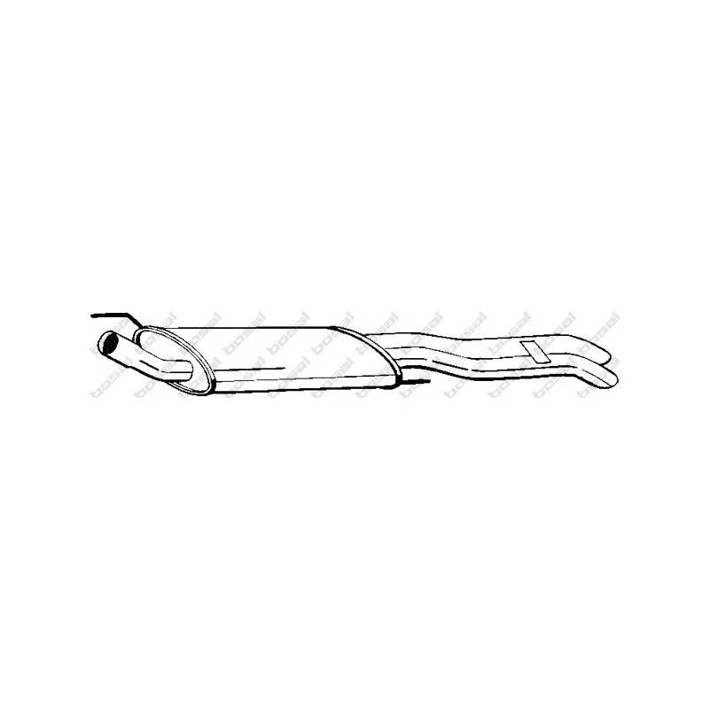 Silencieux arrière BOSAL 233-313