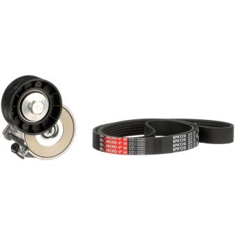 Jeu de courroies trapézoïdales à nervures GATES