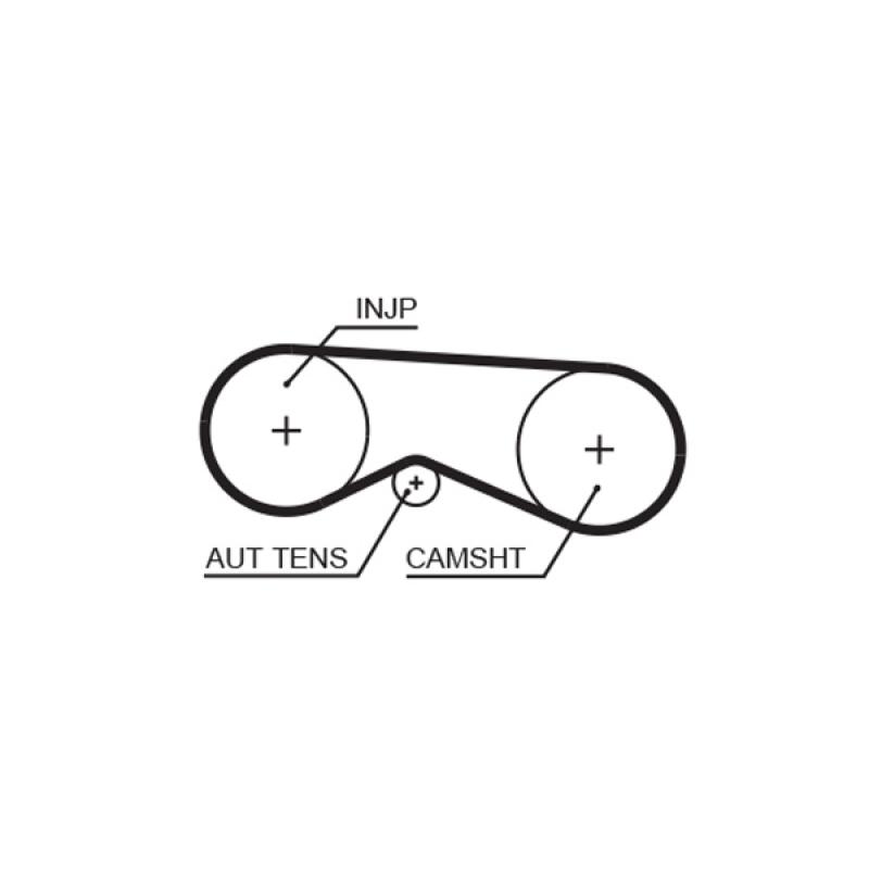Kit de distribution GATES K025557XS - Visuel 2