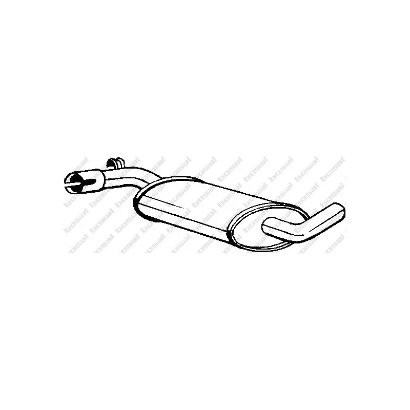 Silencieux central BOSAL 233-361