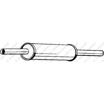Silencieux central BOSAL 233-373