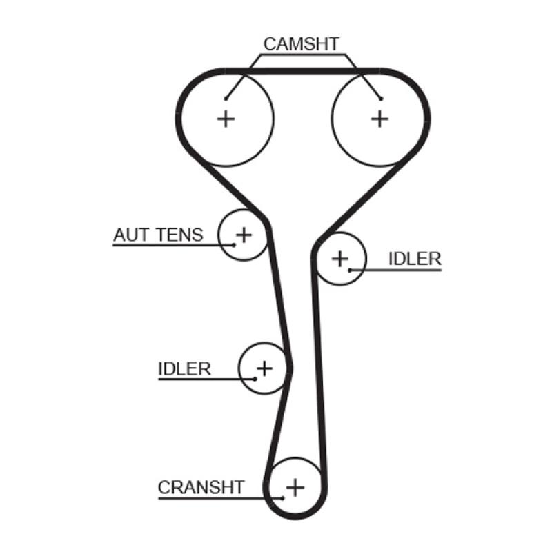 Kit de distribution GATES K045507XS - Visuel 2