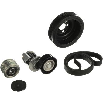 Jeu de courroies trapézoïdales à nervures GATES