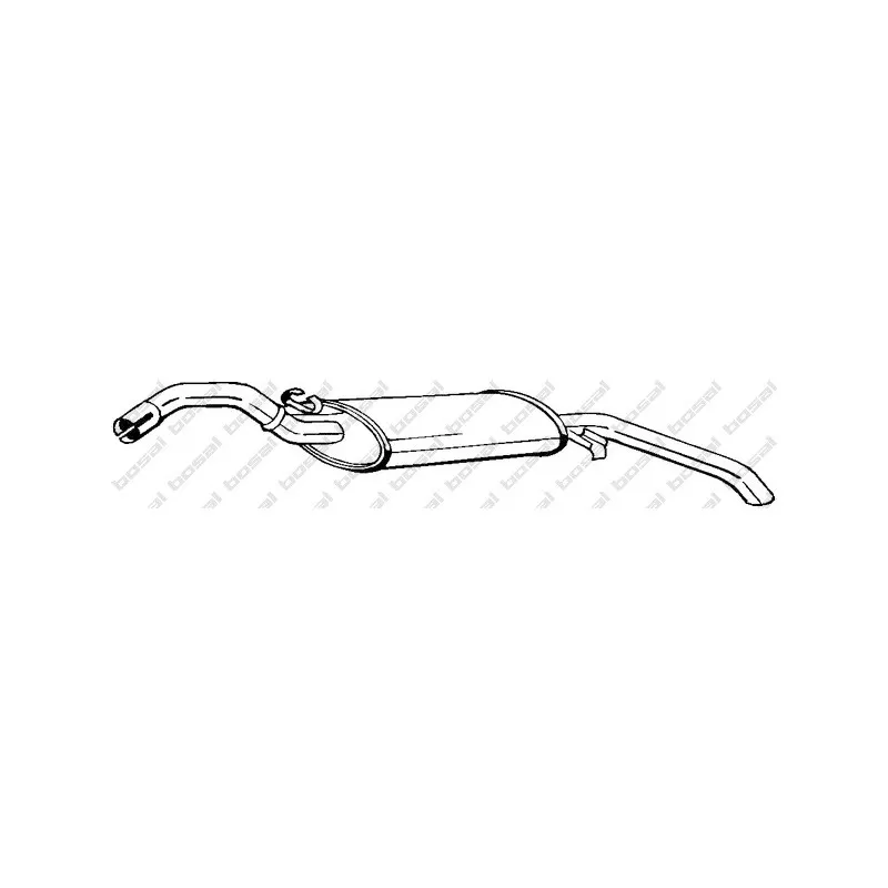 Silencieux arrière BOSAL 233-377