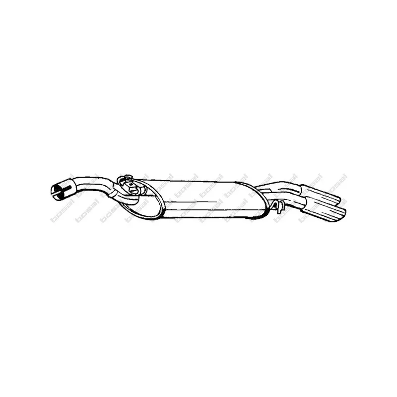 Silencieux arrière BOSAL 233-381