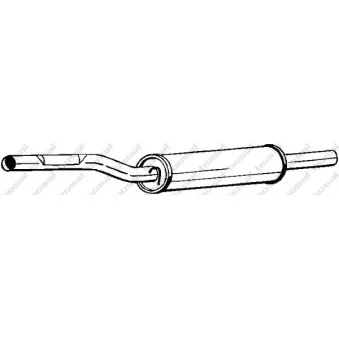 Silencieux central BOSAL 233-389