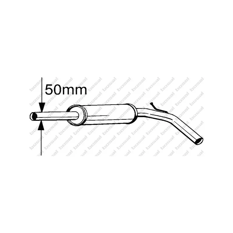 Silencieux central BOSAL 233-395