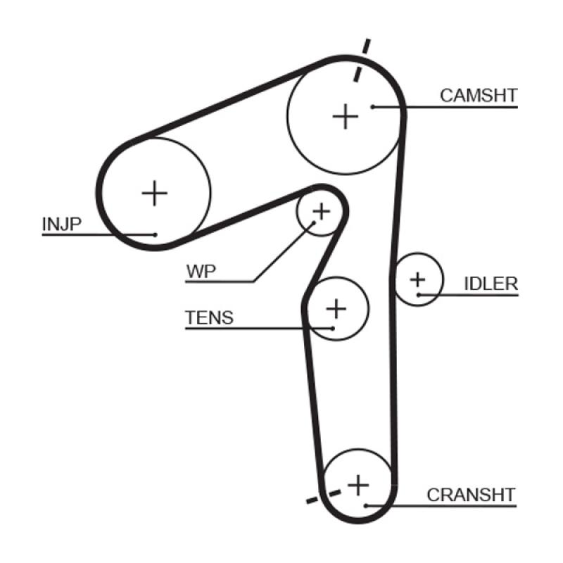 Pompe à eau + kit de courroie de distribution GATES KP55500XS - Visuel 1