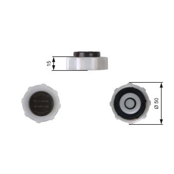 Bouchon, réservoir de liquide de refroidissement GATES